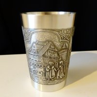 Западно Германска чаша,халба от калай Нюрнберг. , снимка 7 - Антикварни и старинни предмети - 26694716