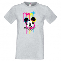 Мъжка тениска Mickey Mouse Painting Подарък,Изненада,Рожден ден, снимка 5 - Тениски - 36577453