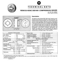 Vintage Редки Високочестотни Драйвери (пищялки) Renkus Heinz SSD 1801 Compression Drivers - 6бр, снимка 10 - Тонколони - 43974551