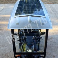 Соларна електрическа триколка скутер за трима B10 2г Гаранция, снимка 6 - Инвалидни скутери - 40881933