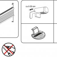 Плисирана щора GARDINIA EASYFIX без пробиване, за затягане, снимка 6 - Щори - 39976301