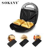 Сандвич, тостер, Гофретник GRIL 3 в 1 SOCANY, снимка 9 - Други - 43366209