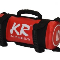 Тренировъчна торба (фит баг) 5 кг нова Тренировъчна торба (фит баг) 5 кг с цилиндрична форма и 5 дръ, снимка 1 - Фитнес уреди - 28693890