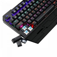 Клавиатура Геймърска USB T-DAGGER Battleship T-TGK301 Механична с RGB подсветка Gaming Keyboard, снимка 3 - Клавиатури и мишки - 33471523