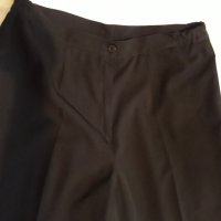 Дамски панталон широк черен размер М, снимка 2 - Панталони - 28012479