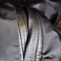 НОВ дамски лъскав кожен панталон от истинска естествена кожа от Англия, размер L , снимка 6 - Панталони - 43311637