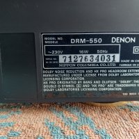 DENON DRM-550 Stereo Cassette Deck , снимка 7 - Декове - 43913243