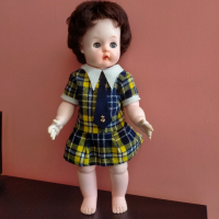 Стара оригинална кукла MMM-Puppe Germany 1960 38 см, снимка 2 - Колекции - 44928314