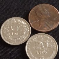 Лот монети от цял свят 15 броя Швейцария, Хърватия, Украйна за КОЛЕКЦИОНЕРИ 42612, снимка 4 - Нумизматика и бонистика - 43878465