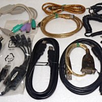 Разни кабели и преходници за електроника от 1 лв.
