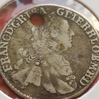 Сребърна монета 17 кройцера 1760г. Франц първи Кремниц Свещена Римска Империя 12213, снимка 7 - Нумизматика и бонистика - 42987092