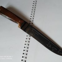 № 39 Гравиран ловен нож, снимка 3 - Ножове - 27538036