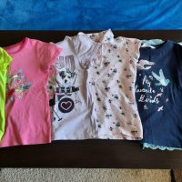 блузки за момиче, ръст 110/116, 6 бр-20лв общо, снимка 1 - Детски тениски и потници - 36810320