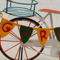 Метално ретро колело за декорация, снимка 3 - Антикварни и старинни предмети - 32430821
