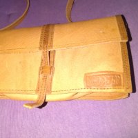 Чанта за през рамо Несебър от соца 1980г нова естествена кожа 21х12х5см, снимка 2 - Чанти - 38217645