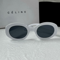 Celine 2023 дамски слънчеви очила елипса овални бели, снимка 7 - Слънчеви и диоптрични очила - 44845482