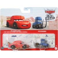 Оригинален комплект колички Cars - Cave Lightning McQueen & Pitstoposaurus / Disney / Pixar, снимка 1 - Коли, камиони, мотори, писти - 43336286