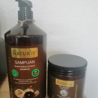 Комплект Шампоан Naturix 1000 мл/ Маска Naturix 500 мл       , снимка 1 - Продукти за коса - 33110626