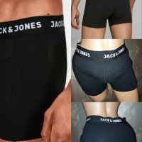 Jack&Jones- L- Черни мъжки боксерки , снимка 1 - Бельо - 43496767