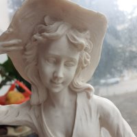 Страхотна голяма статуетка от мраморен прах - Mario Pegoraro, снимка 5 - Антикварни и старинни предмети - 43821328