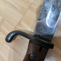 Немски щик нож байонет Маузер S98/05 WWI ПСВ R. Albrecht Herder Solingen, снимка 6 - Антикварни и старинни предмети - 43186365