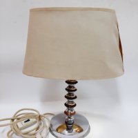 Стара метална нощна лампа(4.1), снимка 1 - Антикварни и старинни предмети - 43579761