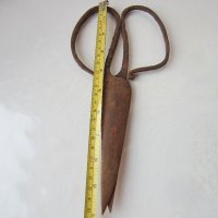 Поне 100-годишна голяма кована ножица - 3, снимка 5 - Антикварни и старинни предмети - 28975048
