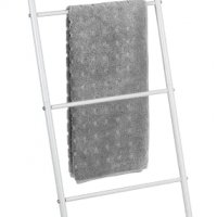 WENKO стълба за кърпи Viva - държач за кърпи, стойка за дрехи, стомана, 43 x 156,5 x 3,5 см, бяла, снимка 6 - Хавлиени кърпи - 39956970