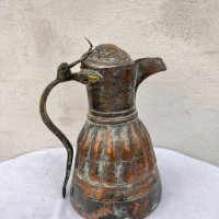 Възрожденска медна кана/ ибрик №1336, снимка 1 - Антикварни и старинни предмети - 34976920