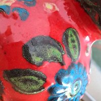 Винтидж керамична ваза West Germany , снимка 5 - Антикварни и старинни предмети - 43473627