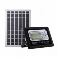 Соларна лампа 150W LED прожектор с голям панел, снимка 2 - Соларни лампи - 37212480