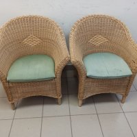 Столове-ратан, снимка 1 - Градински мебели, декорация  - 33025049
