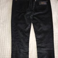 Великолепни дамски черни кадифени джинси - номер 31, снимка 3 - Дънки - 43167958