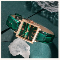  	Комплект Дамски моден кварцов часовник+бижута,5 артикула, снимка 5 - Дамски - 44862187