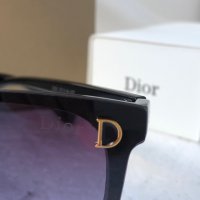 Дамски слънчеви очила тип котка Dior с лого, снимка 12 - Слънчеви и диоптрични очила - 33590310