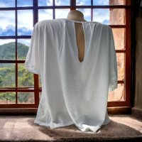 Guess дамски бял топ, блуза с къс ръкав, S размер , снимка 3 - Корсети, бюстиета, топове - 40532307