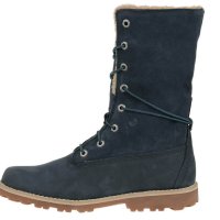 боти/ботуши  Timberland 6 In Shearling 1690A - Сини  номер 38, снимка 3 - Дамски боти - 43911329