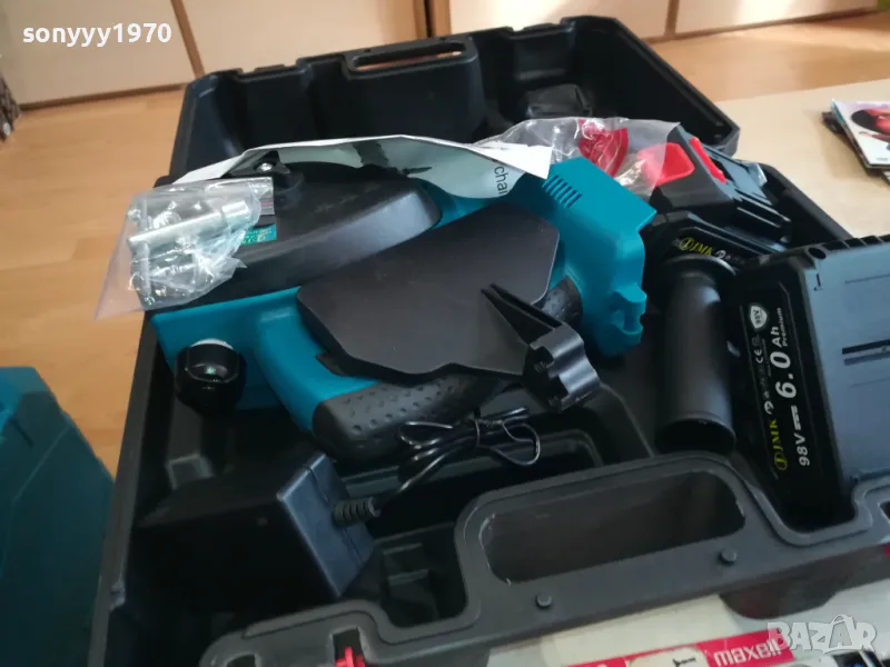 JMK-ГОЛЯМА РЕЗАЧКА 12 ИНЧА С 2 БАТЕРИИ ЗАРЯДНО И КУФАР 0204251947 , снимка 1