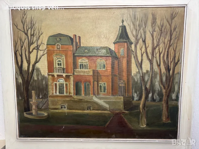 Авторска картина "Червената къща" Владимир Ангелов №6871 , снимка 1