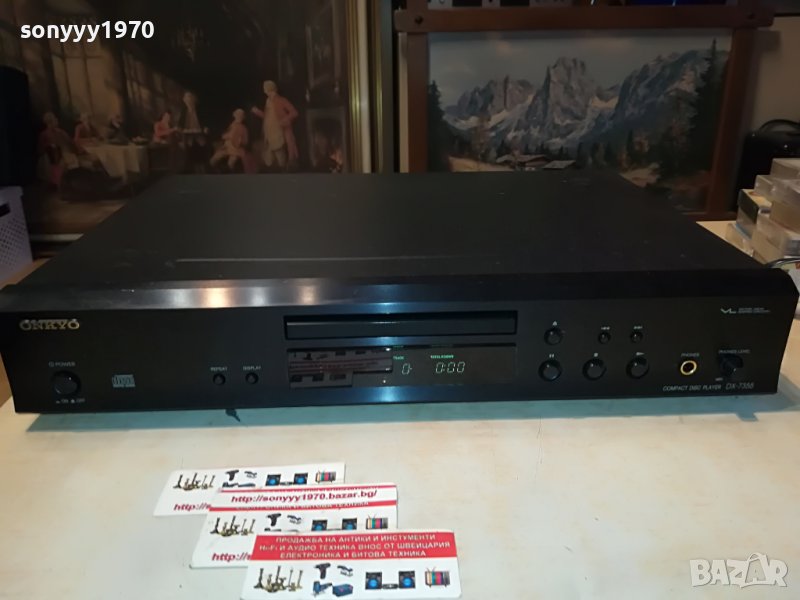 ПОРЪЧАНО-ONKYO DX-7355 CD/MP3 PLAYER ВНОС SWISS 3110221924, снимка 1
