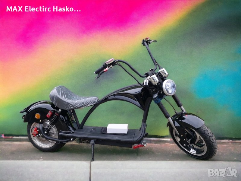 Електрически чопър MaxMotors HARLEY-DAVIDSON BLACK 2500W/60V/20AH, снимка 1