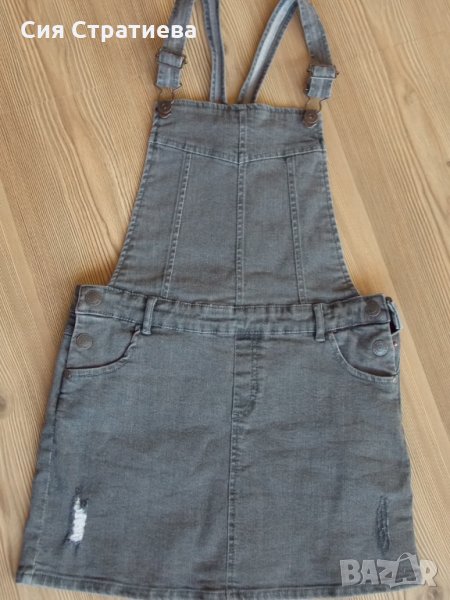 НОВ дънков сукман за момиче, снимка 1