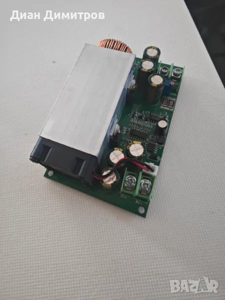 Зарядно за акумулатор 12-75 V 25 A  DC/DC понижаващ трансформатор кемпер каравана , снимка 1