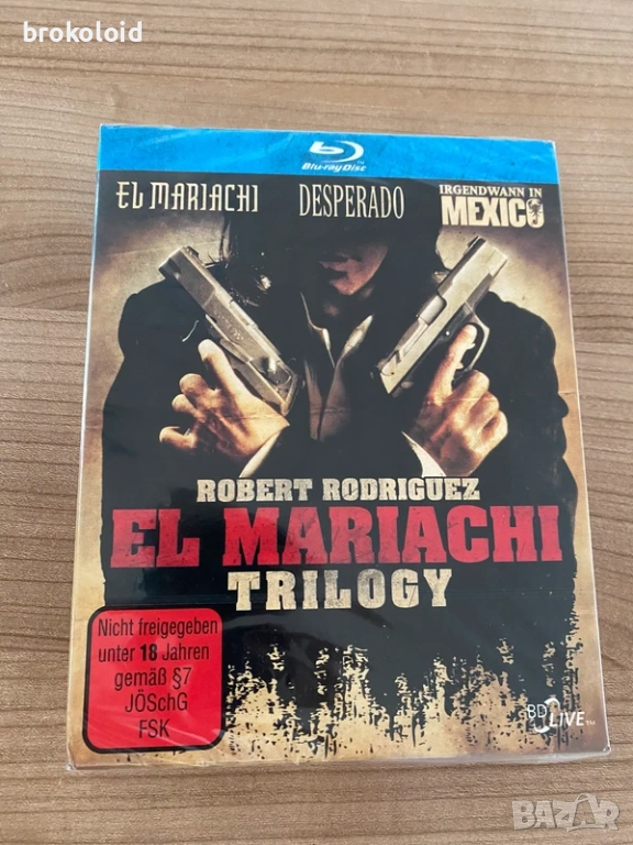 El Mariachi Trilogy - Трилогия Десперадо, Имало едно време в Мексико и Ел Мариачи blu-ray Германия , снимка 1
