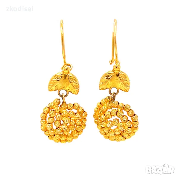 Златни обеци 6,07гр. 14кр. проба:585 модел:29899-1, снимка 1