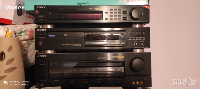 Система SONY усилвател , тунер и CD, снимка 1