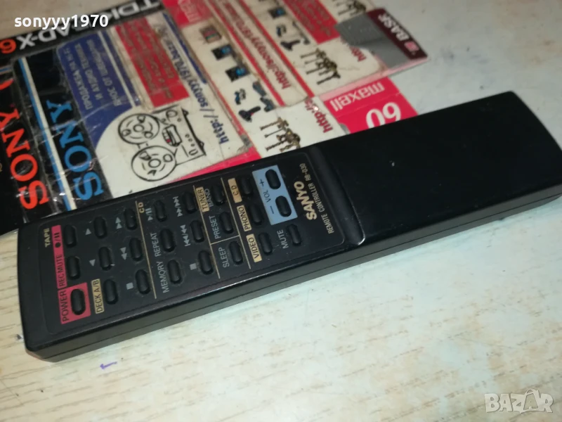 SANYO RB-D30 AUDIO REMOTE-ВНОС SWISS 0306251044, снимка 1