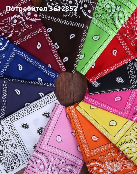 кърпа за глава  черна и червена, снимка 1