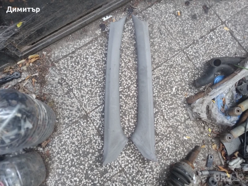 Интериорни Пластмаси - Кори Предни Колонки За Нисан Примера 1991г / Nisan Primera 1991y, снимка 1