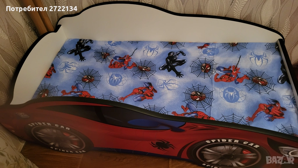 Детско легло спайдер кола, снимка 1